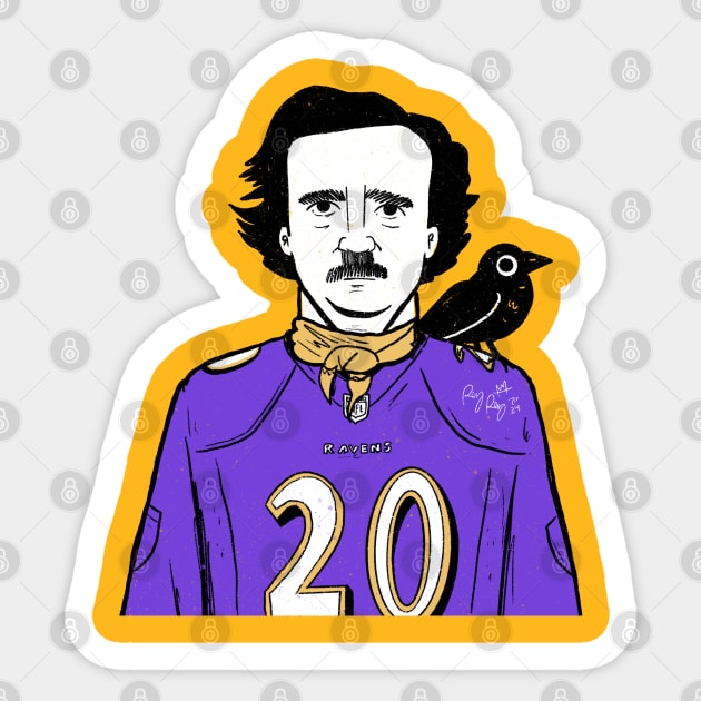 Nevermore Sticker by Rey Rey